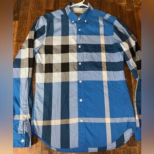 Men's Burberry Brit Long-Sleeve Button Down Shirt - Size S